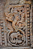 Konarak - Orissa. The Sun Temple, decorations of the tower