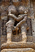 Konarak - Orissa. The Sun Temple, decorations of the platform.