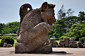 Orissa - Konarak - The Sun Temple. Remnants of statues in the temple compound.
