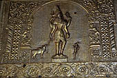 Orissa - Jagannath temple at Koraput. Decoration detail of the doors.