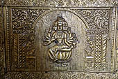 Orissa - Jagannath temple at Koraput. Decoration detail of the doors.