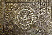 Orissa - Jagannath temple at Koraput. Decoration detail of the doors.