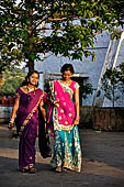 Orissa - Koraput. People visiting the temple of Jagannath.