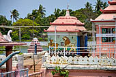 Orissa - Puri, the holy tank called Narendra Sagar with a small temple in the middle.