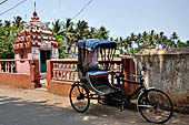 Orissa - Puri, around the holy tank called Narendra Sagar. 