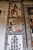Orissa - Raghurajpur. Murals. 