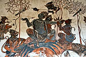 Orissa - Raghurajpur. Murals. 