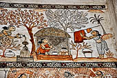 Orissa - Raghurajpur. Murals. 