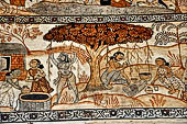 Orissa - Raghurajpur. Murals. 