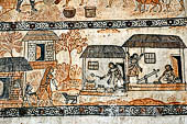 Orissa - Raghurajpur. Murals. 