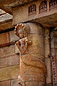 Orissa - Bhubaneswar. Rajarani temple, naginis. 
