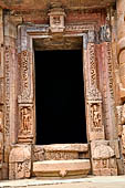 Orissa - Bhubaneswar. Rajarani temple, doorway entrance of the jagamohana. 