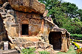 Orissa - Bhubaneswar. Udaigiri, Cave n3. 