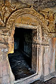 Orissa - Bhubaneswar. Udaigiri, Cave n4, panel with friezes.