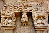 Udaigiri Cave 1 Rani Gumpha Queen's Cave - The friezes of the ground floor.
