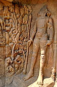 Udaigiri Cave 1 Rani Gumpha Queen's Cave - 'dvarapala' of the left wing.