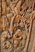 Udaigiri Cave 1 Rani Gumpha Queen's Cave - decorations of the 