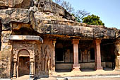 Udaigiri Cave 1 Rani Gumpha Queen's Cave - the left wing with the small chamber called 