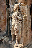 Udaigiri Cave 1 Rani Gumpha Queen's Cave - dvarapalas of the upper storey.