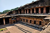Udaigiri Cave 1 Rani Gumpha Queen's Cave - the main facade with the right wing