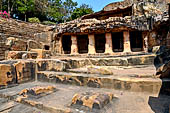 Udayagiri - Cave 9 (Manchapuri Cave) - general view.  