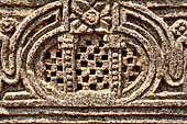 Udayagiri - Udayagiri II excavations. Detail of the carved stone stele.