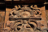 Orissa - Bhubaneswar. Vaital deul, decorations on the south face of the deul. 