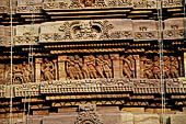 Orissa - Bhubaneswar. Vaital deul, decorations on the south face of the deul. 