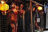 Aluvihara cave temples - The Horror Chamber with paintings and sculptures of capital punishments inflicted on criminals by the King Sri Vicrama Rājasinghe known as the cruel king of Sri Lanka. 