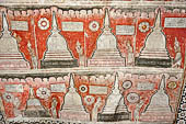 Dambulla cave temples - Cave 2, Maharaja Vihara (Temple of the Great Kings) Kandyan-style paintings in with scenes from the Buddha life. 