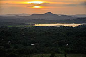 Dambulla cave, views over the surrounding countryside from the cave level. 