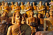 Mulkirigala cave temples - Third terrace. The Parinirvana Buddha cave temple.