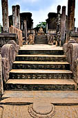 Polonnaruwa - the Vatadage. The main entrance (North). 