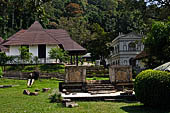 Kandy - The Temple of the Sacred Tooth.  Buildings of the Royal Palace immediately surrounding the temple. 
