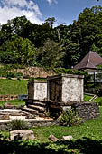 Kandy - The Temple of the Sacred Tooth.  Buildings of the Royal Palace immediately surrounding the temple. 