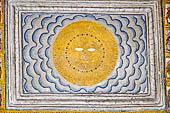Kandy - The Sacred Tooth Relic Temple, decorations of the main shrine. 