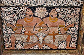 Kandy - The Sacred Tooth Relic Temple, decorations of the main shrine. 
