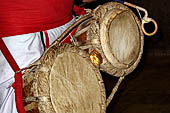 Kandy - The Sacred Tooth Relic Temple, Drummers of the temple.