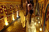 Kandy - The Sacred Tooth Relic Temple, the tunnel 'ambarawa' giving entrance to the Drummers Courtyard. 