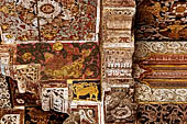 Kandy - The Sacred Tooth Relic Temple, decorations of the main shrine. 