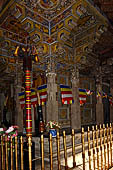 Kandy - The Temple of the Sacred Tooth Relic. Details of the main shrine.