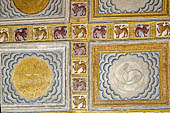 Kandy - The Sacred Tooth Relic Temple, decorations of the main shrine.