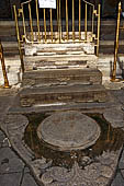 Kandy - The Sacred Tooth Relic Temple, moonstones.