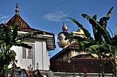 Temple at Wewurukannala (South coast) home to the largest Buddha statue on the island.