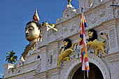 Temple at Wewurukannala (South coast) home to the largest Buddha statue on the island. 