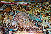 Temple at Wewurukannala (South coast) home to the largest Buddha statue on the island. The image house. 