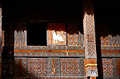 Pallawa - Traditional tongkonan house. The exterior walls are covered with wood panels etched with geometric patterns and painted with black and red colours. 
