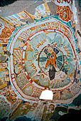 Affresco del Cristo in gloria nella cupola della Agacalti Kilisesi (Chiesa sotto l'albero) (X-XI sec) nella Valle di Ihlara. 