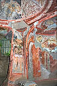 Affresco all'interno della Agacalti Kilisesi (Chiesa sotto l'albero) (X-XI sec) nella Valle di Ihlara, in Cappadocia.