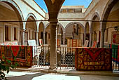 Cappadocia, Mustafapasa village,  greek house now housing a traditional carpet centre 